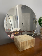 Load image into Gallery viewer, Rustic Round Mirror Decorative Accent Mirror for Wedding Centerpiece or Rustic Home Decor