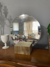 Load image into Gallery viewer, Rustic Round Mirror Decorative Accent Mirror for Wedding Centerpiece or Rustic Home Decor