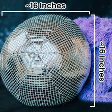 Load image into Gallery viewer, 16x16 Large Round Pillow Disco Ball Pillow Ball Pillows Decorative Throw Pillows For Teen Girls Bedroom - Funky Throw Pillows Bed Pillow Or Floor Cushion For Cute Room Decor Sphere Pillow