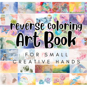 Reverse Coloring Art Book For Kids and Adults